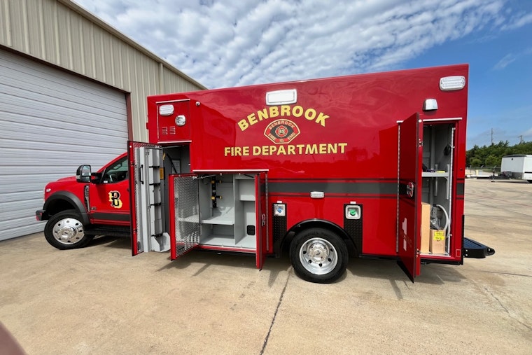 Benbrook Fire Department Boosts Emergency Response with Fourth Advanced Ambulance from Siddons-Martin