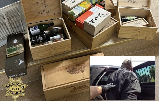 Benicia Police Apprehend Suspect in $300,000 High-End Alcohol Theft Case