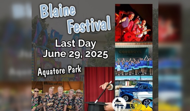 Blaine Festival Rocks the Weekend with Diverse Musical Lineup at Aquatore Park
