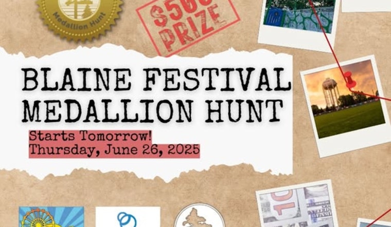 Blaine's Annual Medallion Hunt Offers $500 Prize for Keen-eyed Treasure Seekers