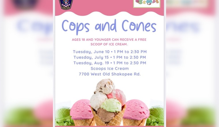 Bloomington PD Hosts 'Cops and Cones': An Ice Cream Social to Strengthen Community Bonds