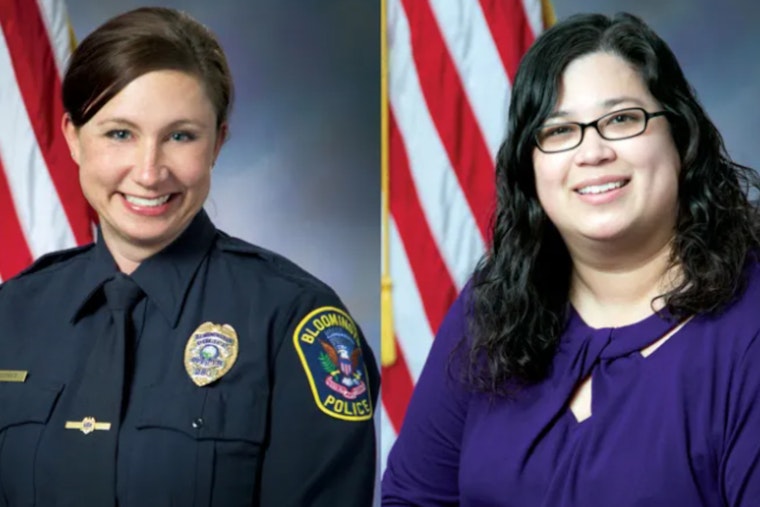 Bloomington PD's Detective Kristin Boomer Earns Respect for Law Officer of the Year Award, Christine Thelen Recognized for Exceptional Civilian Service