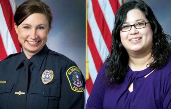 Bloomington PD's Detective Kristin Boomer Earns Respect for Law Officer of the Year Award, Christine Thelen Recognized for Exceptional Civilian Service