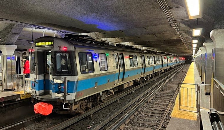 Blue Line Service in East Boston Temporarily Suspended After Sinkhole Emerges on Overpass