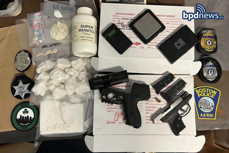 Boston Man Arrested in Joint Police and FBI Raid for Drug Trafficking and Firearms Violations in Dorchester