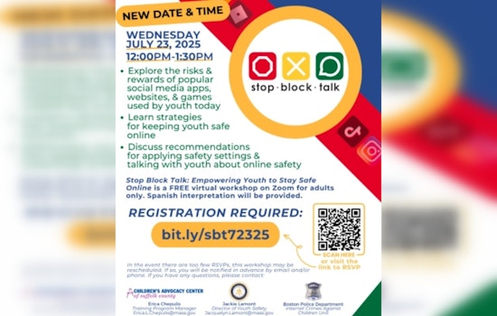 Boston Police Department Hosts "Stop Block Talk" Internet Safety Workshop for Adults to Protect Youth Online