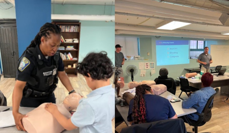 Boston Police Partner with American Heart Association to Offer Life-Saving CPR Training at Franklin Park Teen Center