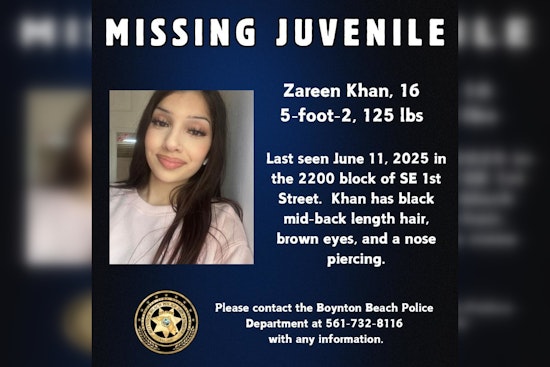 Boynton Beach Police and Community Rally in Search for Missing Teen Zareen Khan
