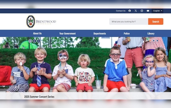 Brentwood Debuts Revamped City Website for Enhanced Online Services
