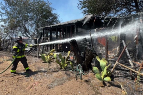 Brentwood Wildfire Damages Structures and Displaces Residents, Over 70 Firefighters Respond