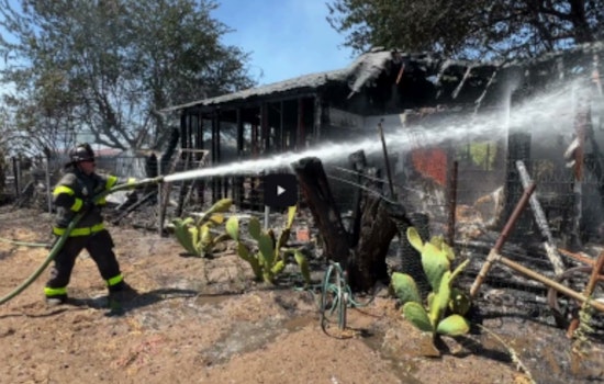 Brentwood Wildfire Damages Structures and Displaces Residents, Over 70 Firefighters Respond