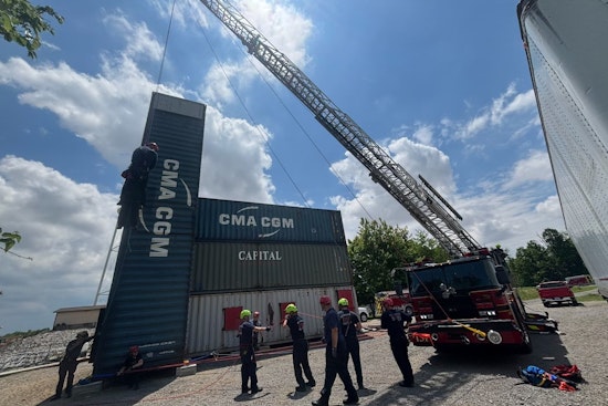 Brownsburg and Pittsboro Fire Departments Collaborate on Rope Rescue Training Exercise