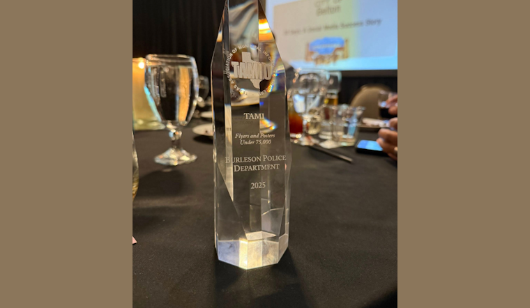 Burleson PD Triumphs with Two TAMI Awards for Innovative Community Outreach in Texas