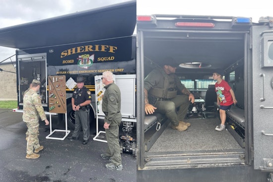Butler County Sheriff's Office Engages Hamilton Community with Tactical Showcase at Army National Guard Event