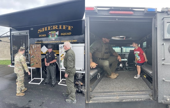 Butler County Sheriff's Office Engages Hamilton Community with Tactical Showcase at Army National Guard Event