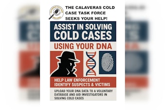 Calaveras County Sheriff's Office Seeks Public DNA Contributions to Solve Cold Cases