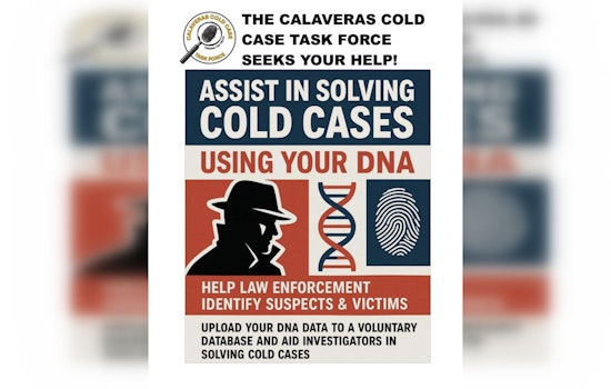 Calaveras County Sheriff's Office Seeks Public DNA Contributions to Solve Cold Cases