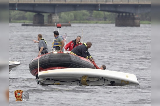 Cambridge Rescue Teams Swiftly Save Sailors from Sudden Squall on Charles River
