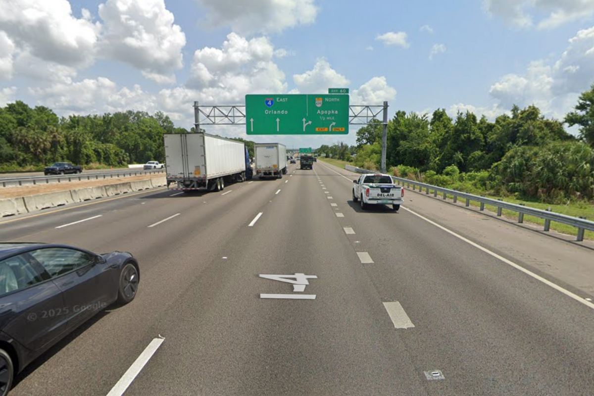 Car Fire and Crash Cause Major Traffic Delays on I-4 in Osceola County