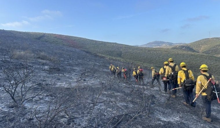 Carlsbad Firefighters Achieve 90% Containment of 45-Acre Brush Fire, Residents Return Home Post-Evacuation