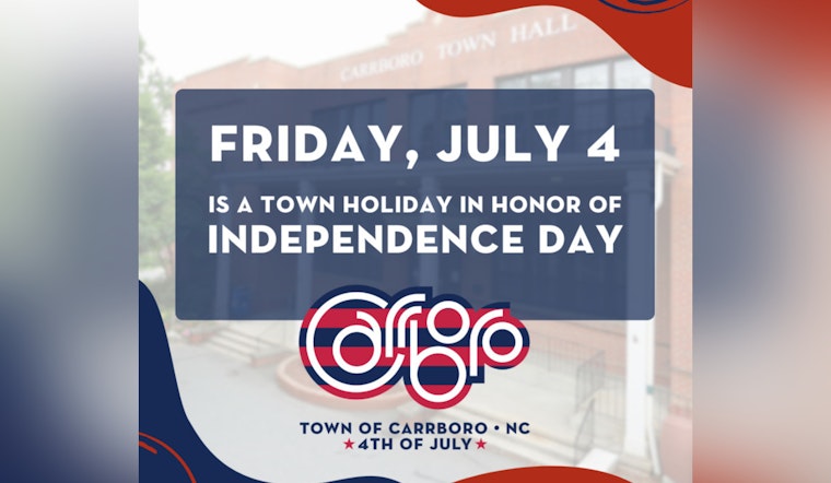 Carrboro Prepares for a Community-Centric Independence Day Celebration Amid Municipal Closures