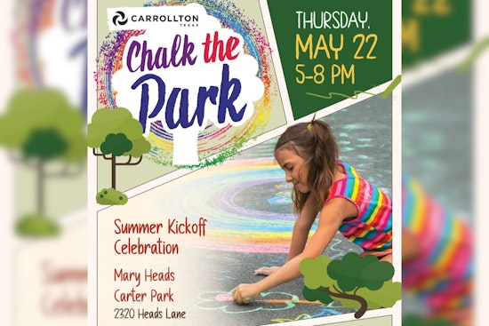 Carrollton's Chalk the Park Event Rescheduled to June 11 Due to Weather Concerns