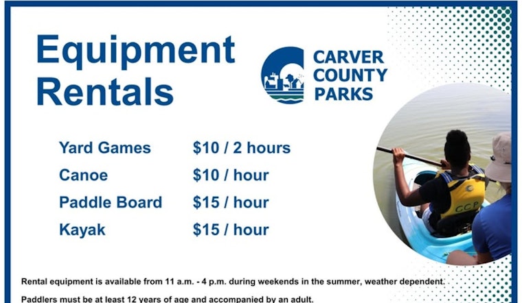 Carver County Parks Announce Seasonal Watercraft and Yard Game Rentals Starting June 7