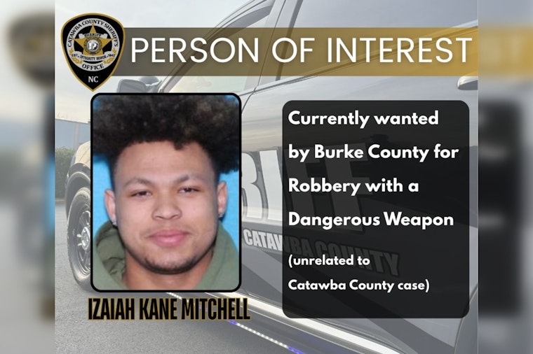 Catawba County Sheriff's Office Seeks Public's Help to Locate Person of Interest in Morganton Mass Shooting