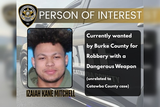 Catawba County Sheriff's Office Seeks Public's Help to Locate Person of Interest in Morganton Mass Shooting