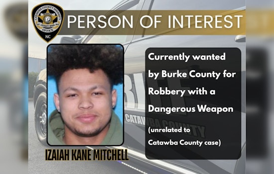 Catawba County Sheriff's Office Seeks Public's Help to Locate Person of Interest in Morganton Mass Shooting