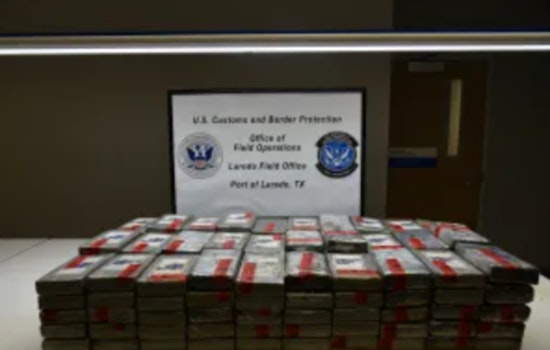 CBP Intercepts Over $4.8 Million Worth of Cocaine at Colombia-Solidarity Bridge in Laredo