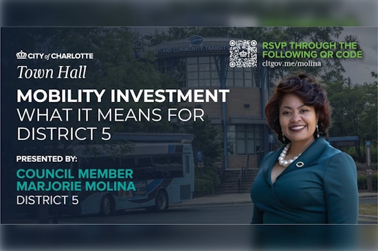 Charlotte Councilwoman Marjorie Molina to Host Town Hall on Transit and Planning in East Charlotte