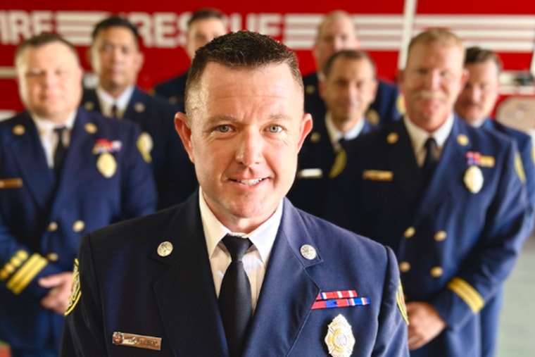 Charlotte Firefighter John Filliben Honored with Rotary Club's 2025 Community Service Above Self Award