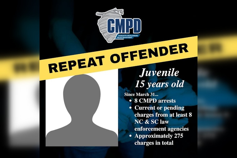 Charlotte Juvenile Linked to 100+ Vehicle Break-ins, Raising Questions About Juvenile Justice Efficacy