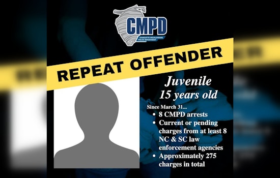 Charlotte Juvenile Linked to 100+ Vehicle Break-ins, Raising Questions About Juvenile Justice Efficacy