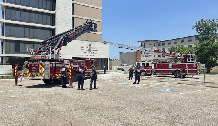 City of Denton Fire Department Showcases Aerial Operations Mastery in Training Exercise