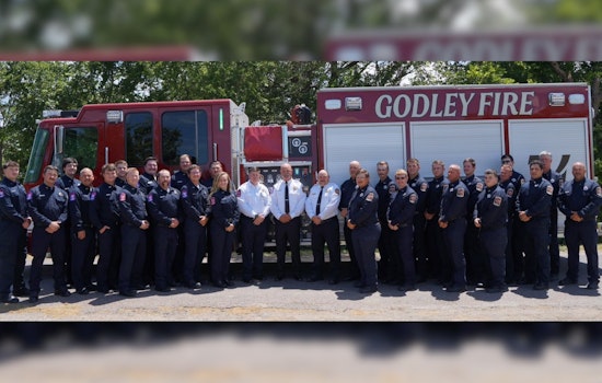 City of Godley Fire Department Honors Service with Badge Pinning Ceremony