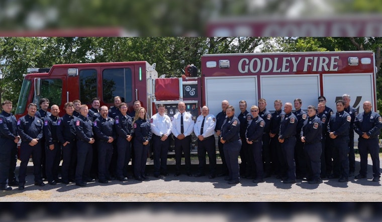 City of Godley Fire Department Honors Service with Badge Pinning Ceremony