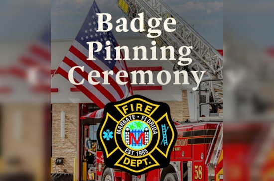 Class 24-02 Firefighters Elevated to Full Duty After Badge Pinning Ceremony in Margate