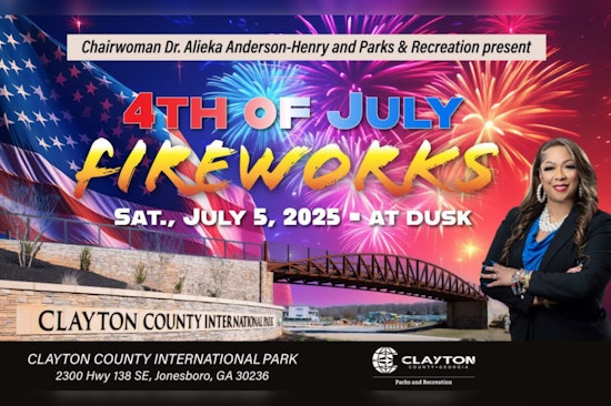 Clayton County Fireworks Extravaganza to Illuminate Skies on July 5th at International Park in Jonesboro