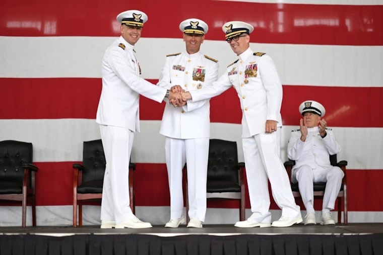Coast Guard Sector San Diego Ushers In New Commanding Officer, Capt. Robert Tucker, in Traditional Ceremony