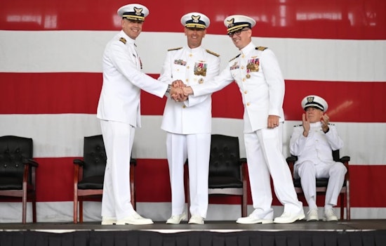 Coast Guard Sector San Diego Ushers In New Commanding Officer, Capt. Robert Tucker, in Traditional Ceremony