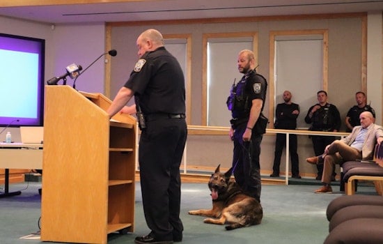 Colerain Township Celebrates Retirement of Beloved K9 Officer Tao After 8 Years of Service