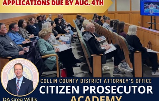 Collin County DA's Office Launches Fall 2025 Citizen Prosecutor Academy for Public Insight into Legal Process