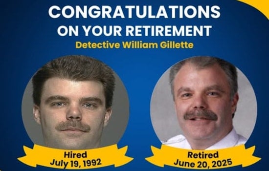 Columbus Detective William Gillette Retires After 32 Years of Distinguished Service