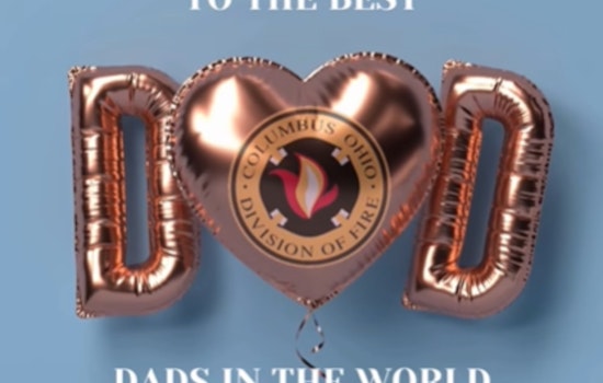 Columbus Division of Fire Honors Fathers Serving on Duty This Father's Day