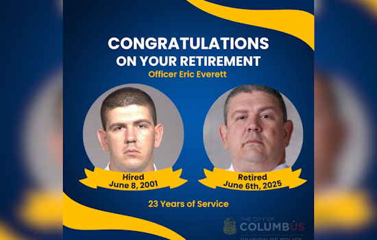 Columbus Officer Eric Everett Retires After 23 Years of Distinguished Service