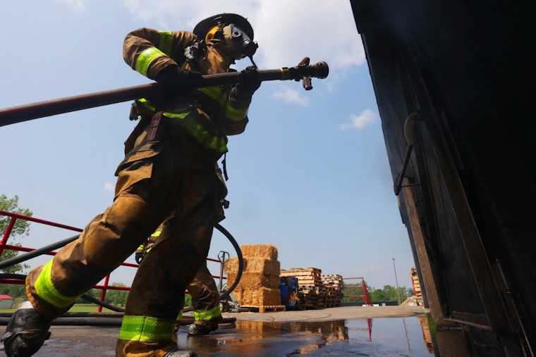 Columbus Recruits Brave Heat and Flames in Successful Fire Training Exercise