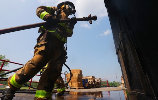 Columbus Recruits Brave Heat and Flames in Successful Fire Training Exercise