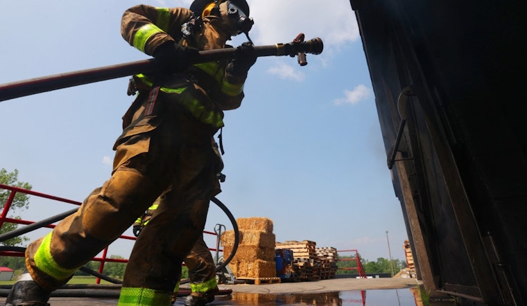 Columbus Recruits Brave Heat and Flames in Successful Fire Training Exercise
